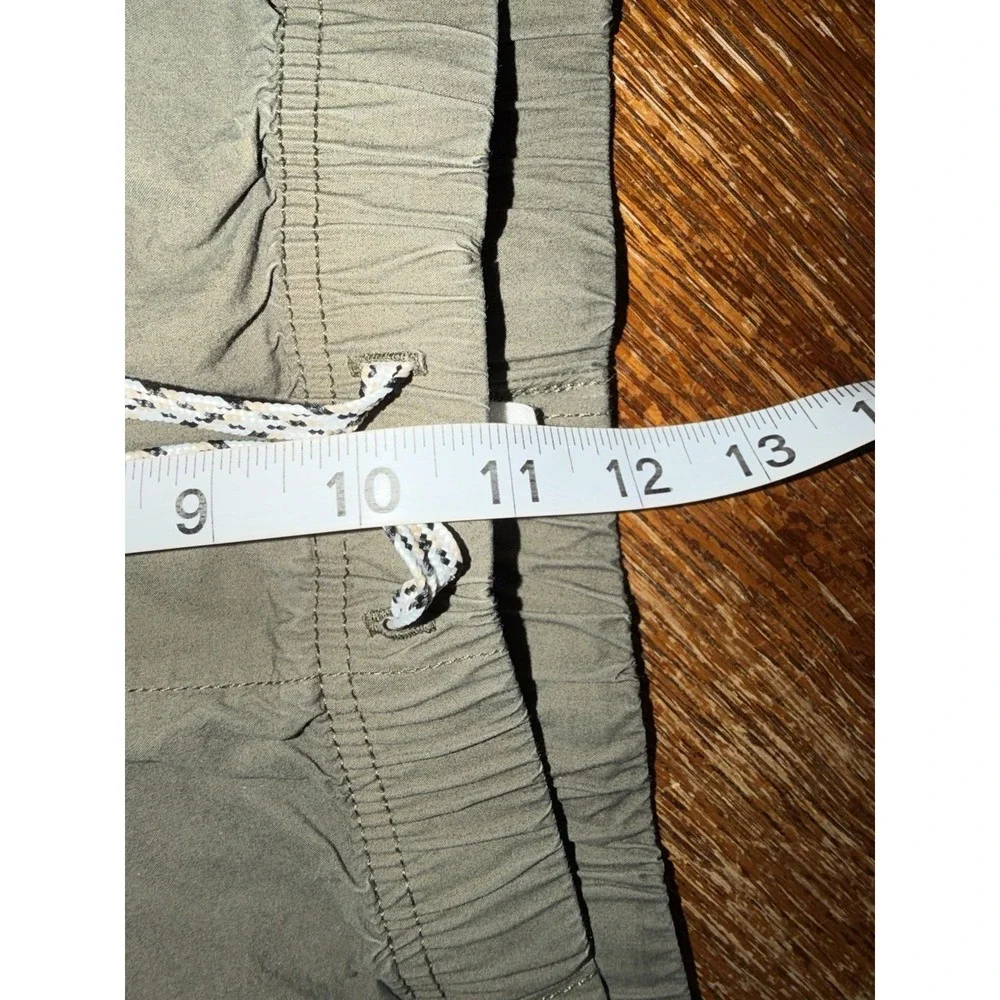 Aerie Wide Leg Cargo Pants Womens XL Army Green Military Parachute - Picture 8 of 9